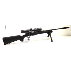 PACK CARABINE CZ 457 SYNTHETIQUE CAL.22LR CANON 525MM + LUNETTE 3-9X40+MDS + BIPIED