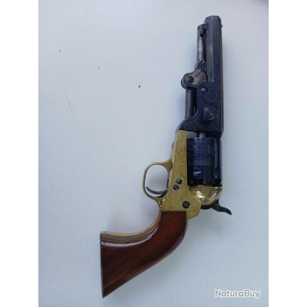 Superbe R�volver PN Cal.36 Type Colt Sh�riff Grav� + Coffret