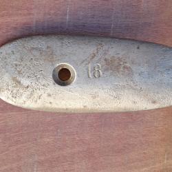 Plaque de couche de Chassepot ou fusil Gras