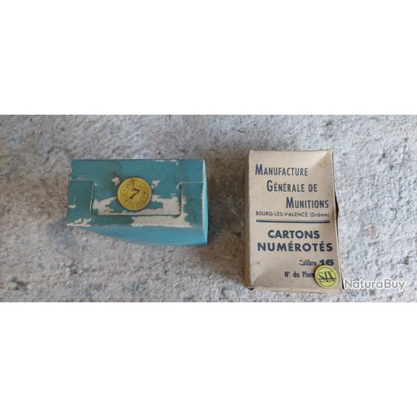 Lot 2 bo�tes de 500 cartons num 6 et 7