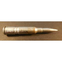 1919 - Rare Cartouche de manipulation 6,5 MAUSER Su&eacute;dois Dummy d'usine