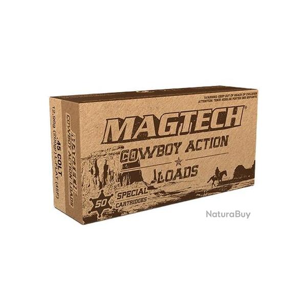 CARTOUCHES MAGTECH COWBOY ACTION 45 COLT 200GR LFN