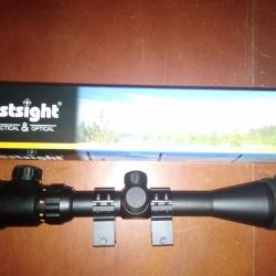 Lunette de chasse 3-9x40, illumination rouge ou verte, viseur optique avec monture, r&eacute;ticule Mil Dot
