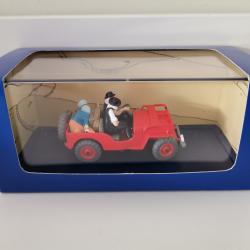 La Jeep des Dupondt de Tintin au Pays de l'Or Noir 1/43 neuve