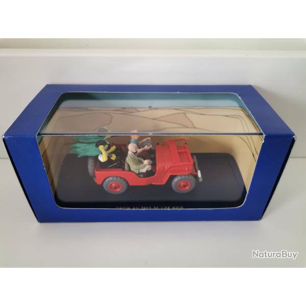 La Jeep de Tintin au Pays de l'Or Noir Moulinsart 1/43 neuve