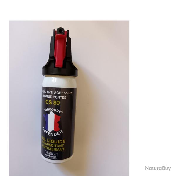 Bombe a�rosol Gel CS 80 50ML Concorde Defender