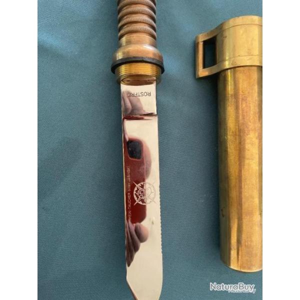 couteau scaphandrier drager commemoratif