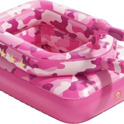 Flotteur de piscine pour enfants avec canon &agrave; eau, jouets gonflables extra &eacute;pais de 0,35 mm pour gar