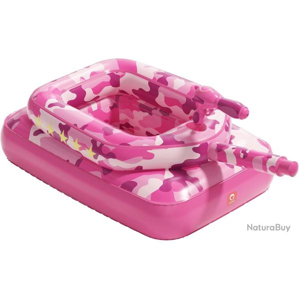 Flotteur de piscine pour enfants avec canon � eau, jouets gonflables extra �pais de 0,35 mm pour gar