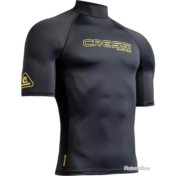 Cressi Sentinel Man Rash Guard Taille L Manches Courtes Protection Solaire UPF 50+ S�chage Rapide Na