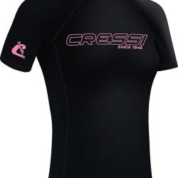 Cressi Sentinel Lady Rash Guard Taille M Manches Courtes Protection Solaire UPF 50+ S&eacute;chage Rapide N