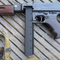 Reproduction de Chargeur 30 coups de Pistolet Mitrailleur Thompson US M28A1 M1A1 WW2 39-45