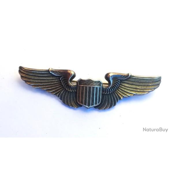 Brevet pilote USAAF seconde guerre sterling