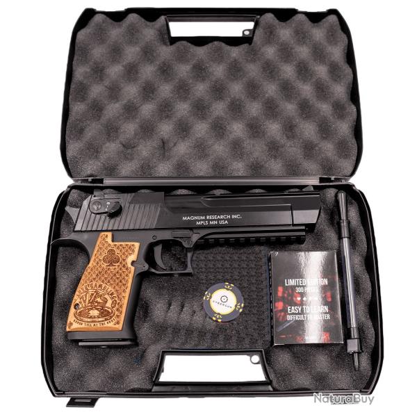PISTOLET AirSoft POKER �DITION ULTRA LIMIT�E DESERT EAGLE .50AE 6mm CO2 CYBERGUN