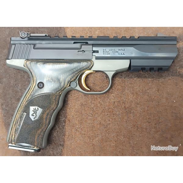 PISTOLET SEMI-AUTOMATIQUE BROWNING BUCK MARK MICRO BLACK LABEL CALIBRE 22LR