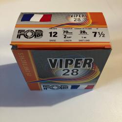 25 cartouches Cal 12/70 - 28g Plomb 7.5