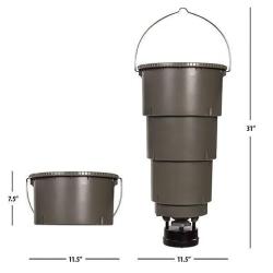 AGRAINOIR AUTOMATIQUE PLIANT MOULTRIE 19 litres