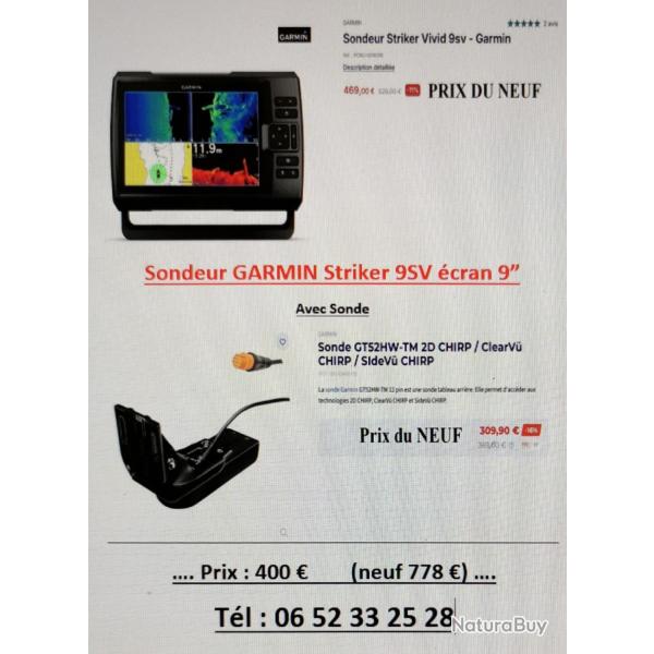 SONDEUR GARMIN Striker 9SV