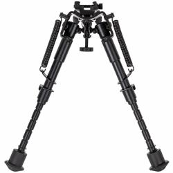 Bipied r&eacute;glable stabipod en aluminium avec fixation sur rail Picatinny et grenadi&egrave;re - Tactical Ops