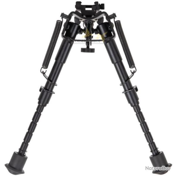 Bipied r�glable stabipod en aluminium avec fixation sur rail Picatinny et grenadi�re - Tactical Ops