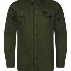 Chemise Stalker (Couleur: Olive terne, Taille: XXL)