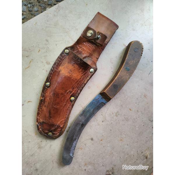 Rare couteau militaire de largueur parachutiste tap para Alg�rie poignard