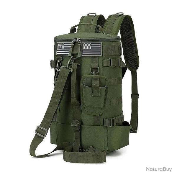 Sac � Dos P�che Grande Capacit�Transport Cannes Leurres Moulinets Accessoires Outdoor Voyage Vert