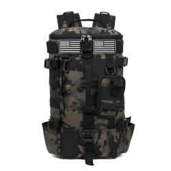 Sac &agrave; Dos de P&ecirc;che 35L Grande Capacit&eacute; Canne Moulinets Leurres Accessoires Outdoor Randonn&eacute;e Camo