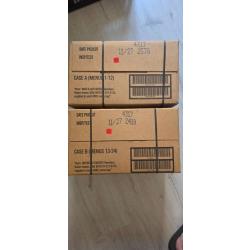 Cartons rations de combat MRE