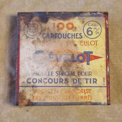 Bo&icirc;te quasi compl&egrave;te de cartouches G&eacute;velot 6mm "mod&egrave;le sp&eacute;cial pour concours de tir"