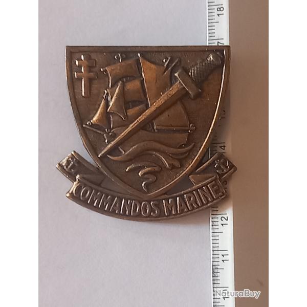 Insigne de b�ret de commandos marine - Richard