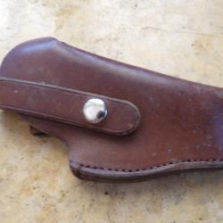 holster &eacute;tui cuir 6.35 7.65  passant exterieur pour ceinturon 32 acp
