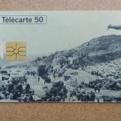 TELECARTE 50 ANS DU D-DAY 1944-1994 DEBARQUEMENT SUR OMAHA BEACH 10 JUIN   1944