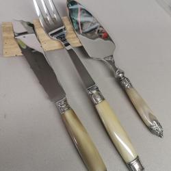 Lot service corne blonde v&eacute;ritableDestockage