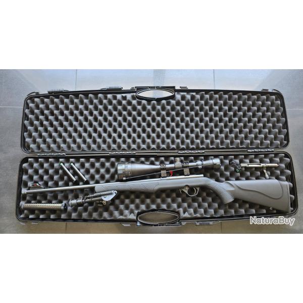 Carabine Rossi 8122 22LR avec lunette bipied et mod�rateur de son
