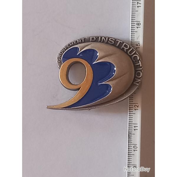 Insigne du groupement d'instruction du 9�me r�giment de chasseurs parachutistes (9�me RCP)