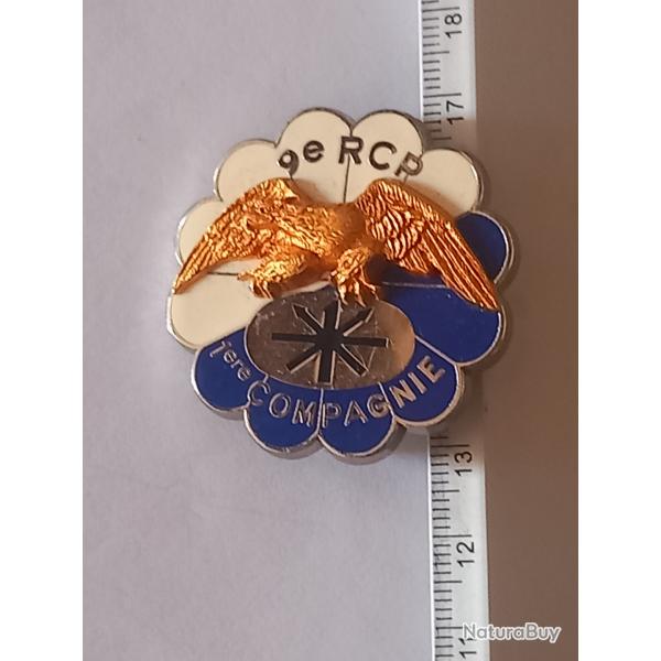 Insigne de la 1�re compagnie du 9�me r�giment de chasseurs parachutistes (9�me RCP)