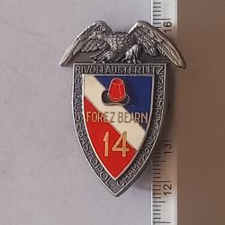 Insigne du 14&egrave;me r&eacute;giment parachutiste de commandement et de soutien (14&egrave;me RPCS)