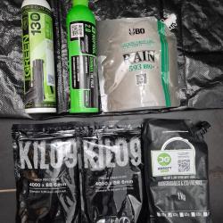 Lot billes et gaz airsoft