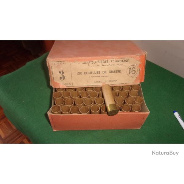 Douilles Cal 16 en carton amorc� (lot n�5) -