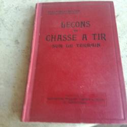 lecons de chasse a tir sur le terrain
