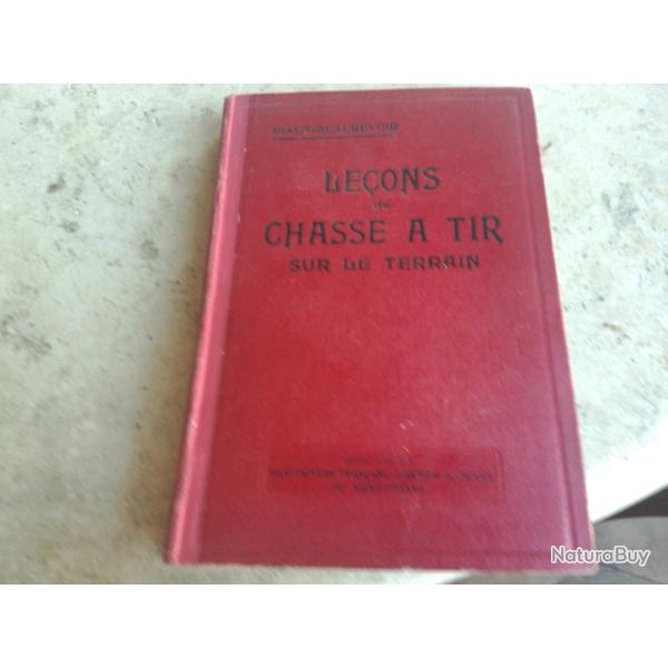 lecons de chasse a tir sur le terrain