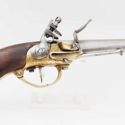 PISTOLET DE CAVALERIE MOD&Egrave;LE 1777 DIT &Agrave; COFFRE 1er MODELE 1784 SAINT-&Eacute;TIENNE - FRANCE ANCIENNE MONAR