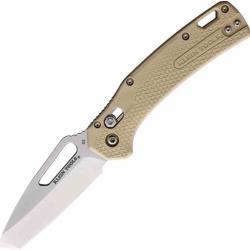 Couteau Blackfire Lame Tanto Acier D2 Manche Nylon Tan Pivot Lock Clip BFOGK001TNB