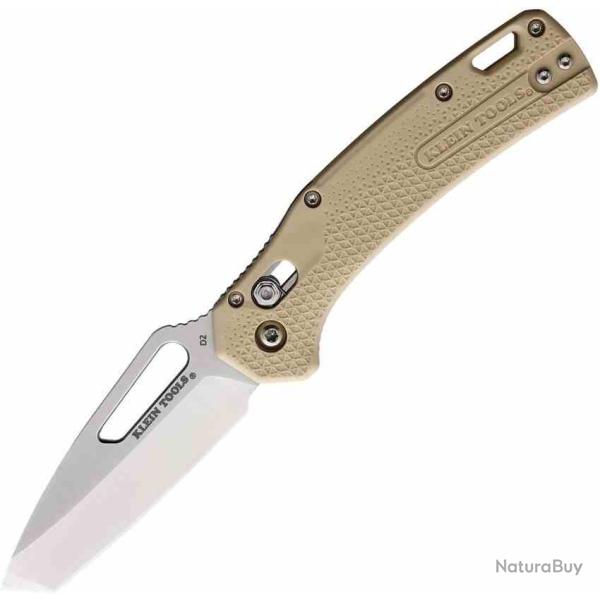 Couteau Blackfire Lame Tanto Acier D2 Manche Nylon Tan Pivot Lock Clip BFOGK001TNB