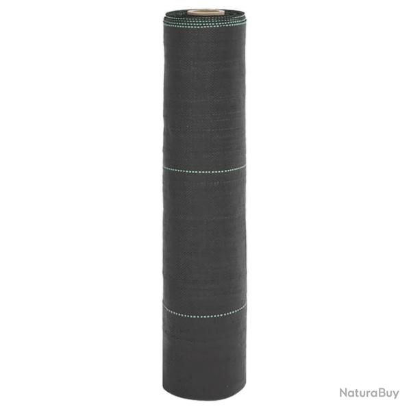 Membrane anti-mauvaises herbes noir 0,5x50 m PP
