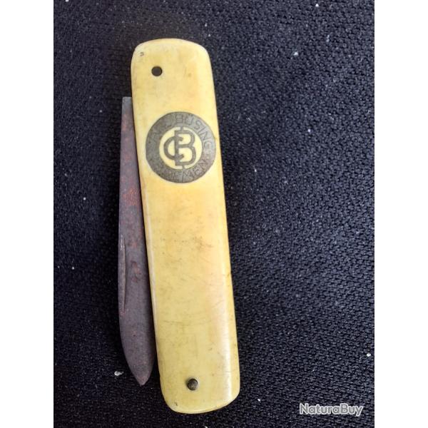 Ancien Canif Allemand Carl BUSING BREMEN (Solinguen?)