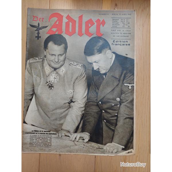Revue Der Adler de 1942 et 1943 - �dition francaise