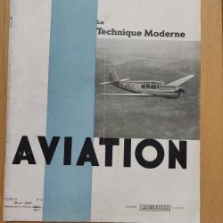 Revue Aviation de 1947 : 3 num&eacute;ros