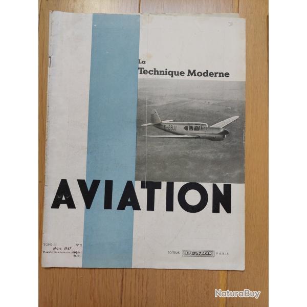 Revue Aviation de 1947 : 3 num�ros